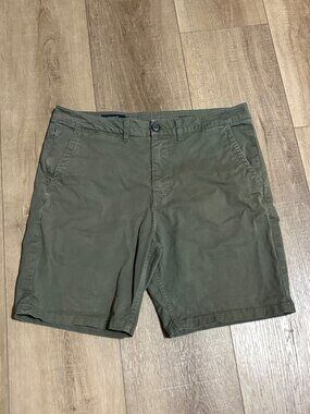Roark Olive Green Men’s Casual Shorts
